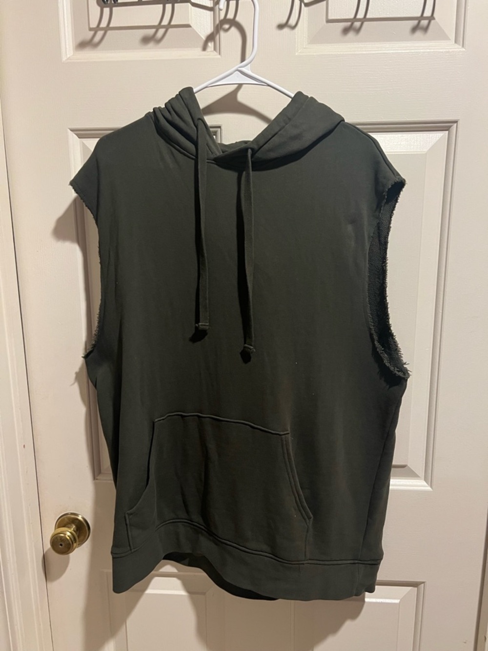 H&M Olive Green Relaxed-Fit Hoodie